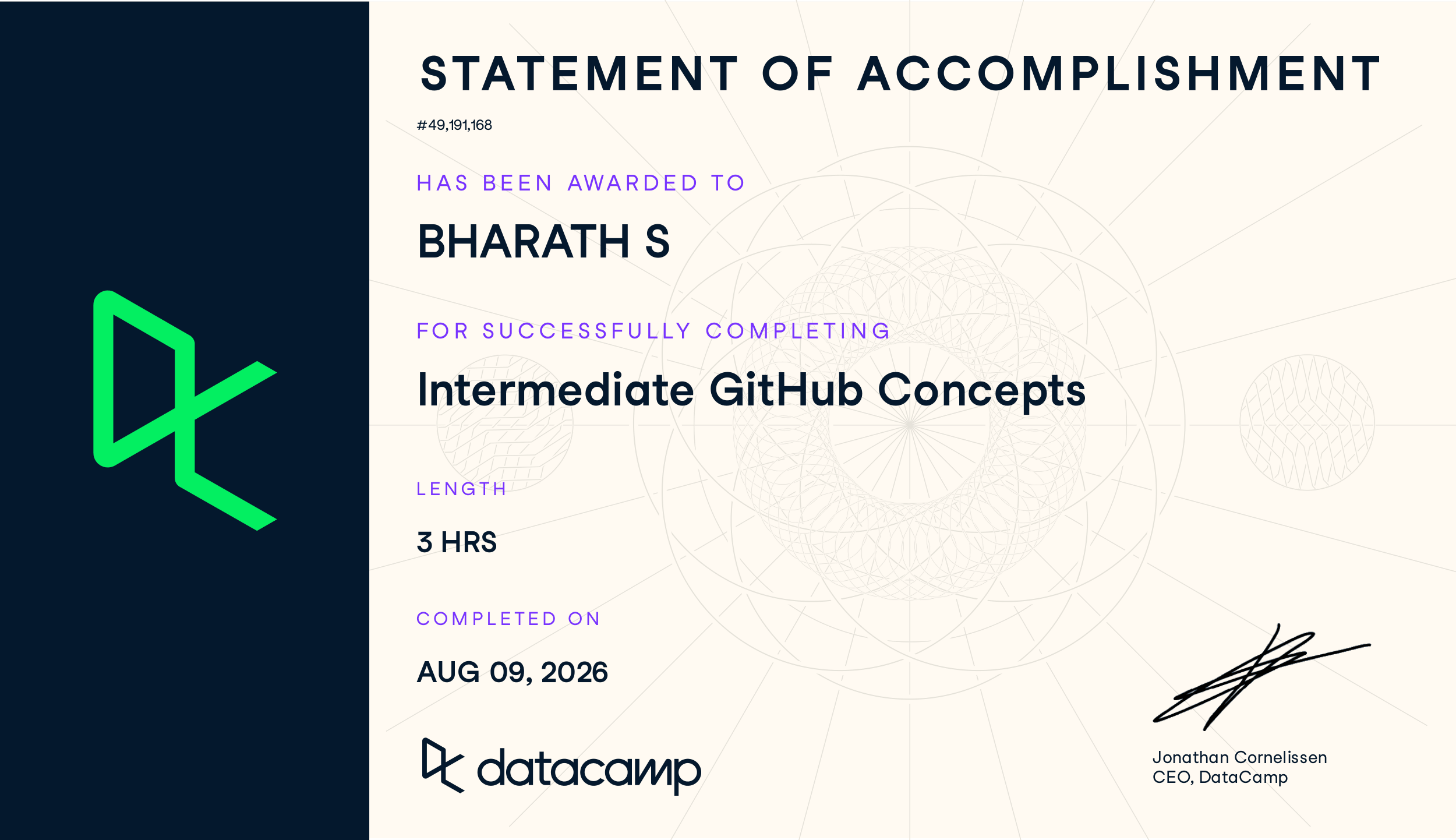 Intermediate GitHub Concepts - DataCamp
